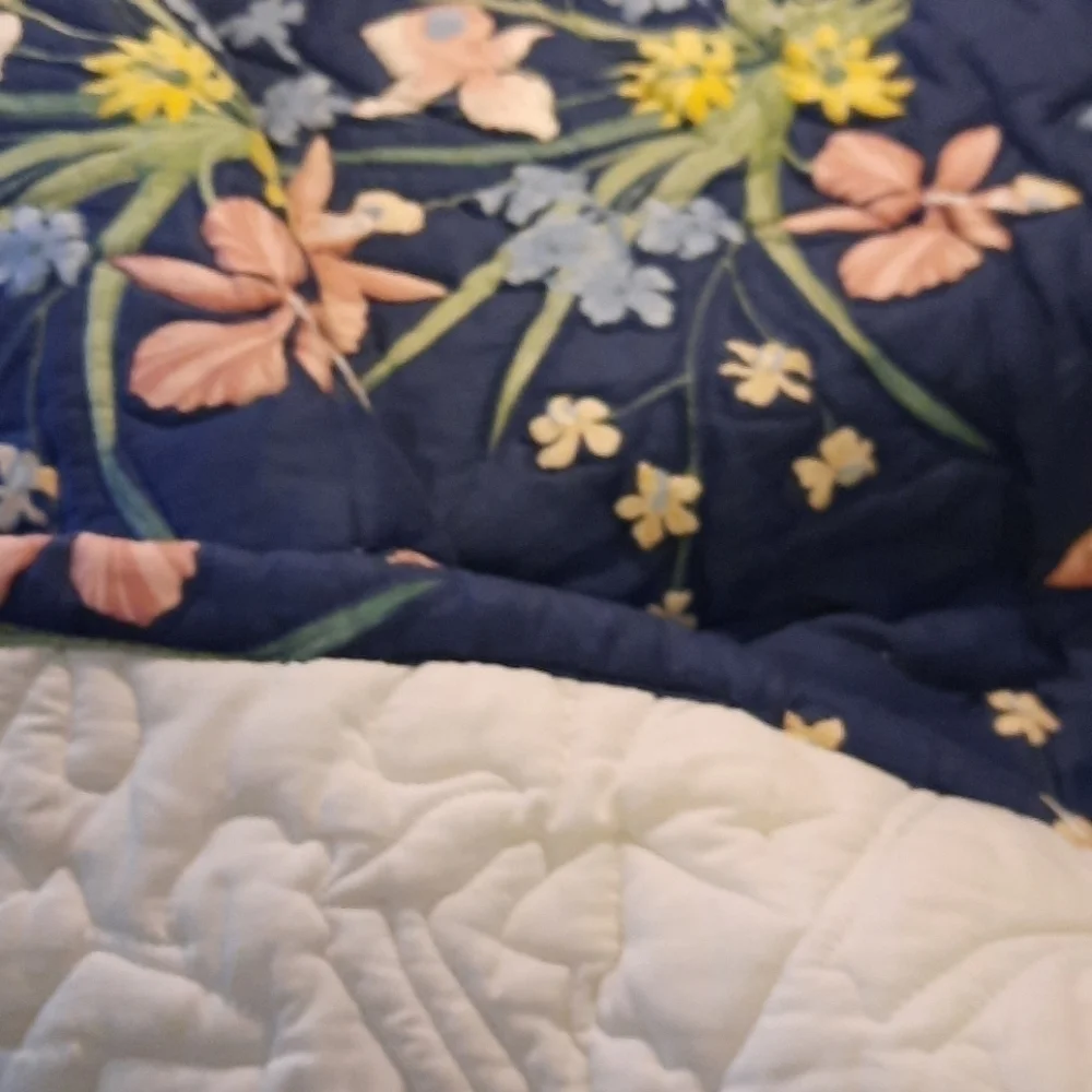 Hand Crafted Quilted Coverlet